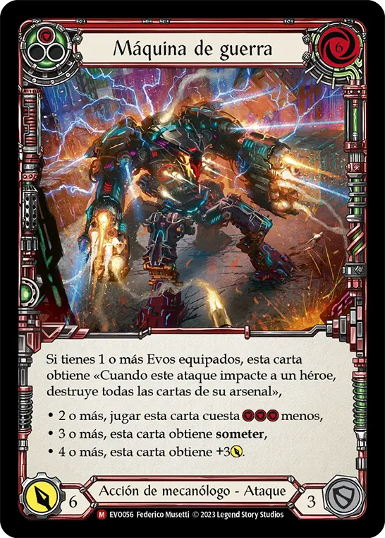 Card: War Machine (red)