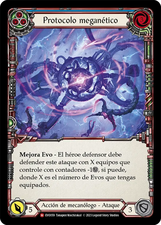 Card: Meganetic Protocol (blu)