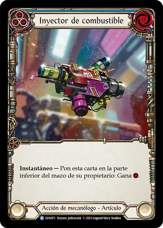 Card: Fuel Injector (blu)