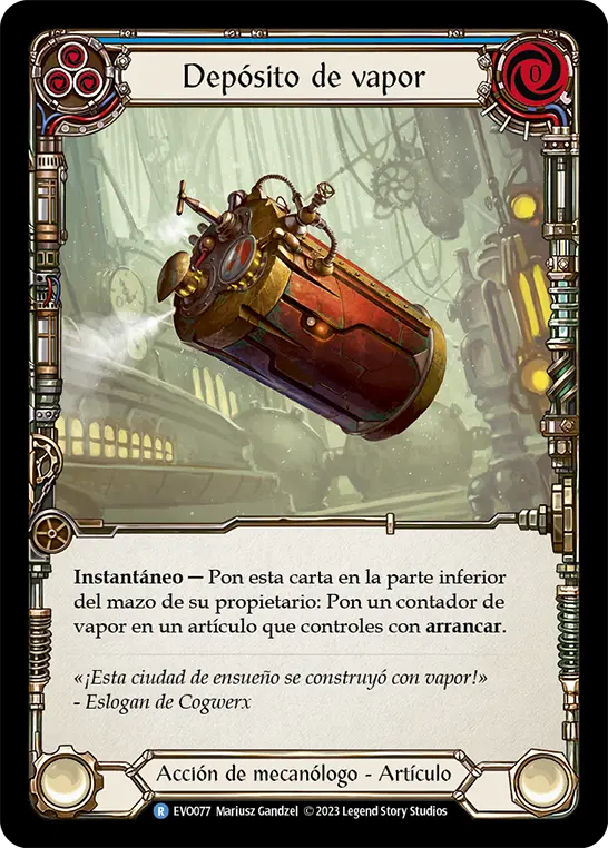 Card: Steam Canister (blu)
