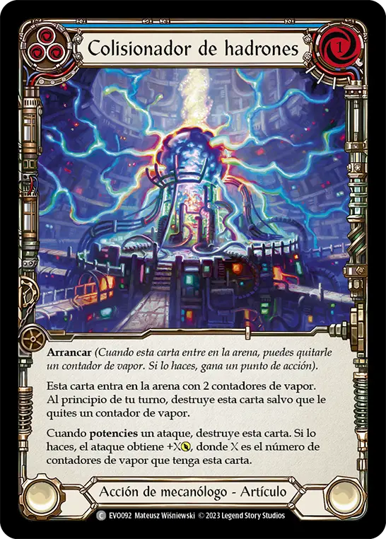 Card: Hadron Collider (blu)