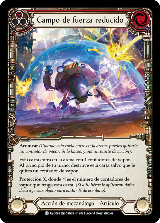 Card: Mini Forcefield (red)