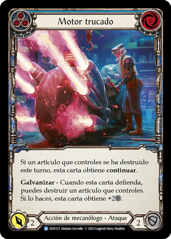 Card: Soup Up (blu)