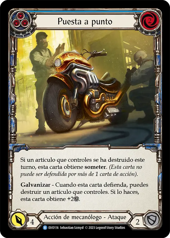 Card: Torque Tuned (blu)