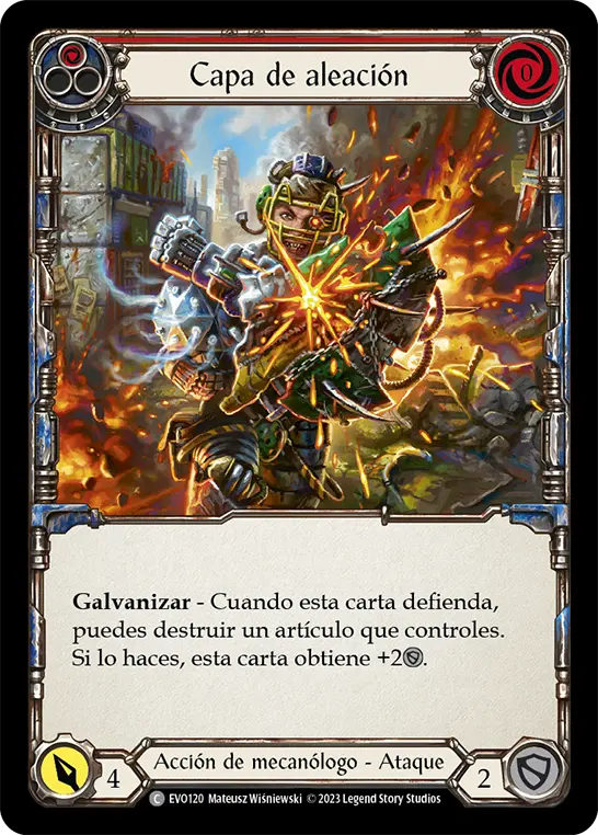 Card: Infuse Alloy (red)