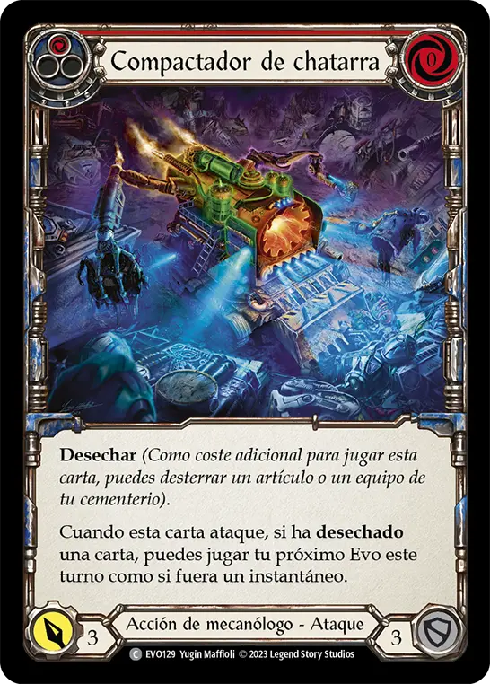 Card: Scrap Compactor (red)
