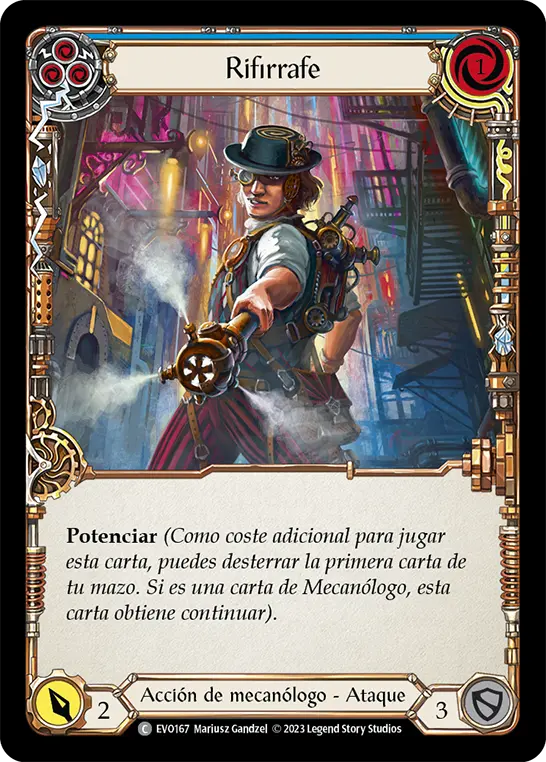 Card: Razzle Dazzle (blu)