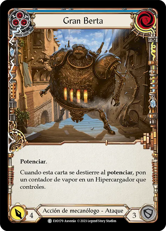 Card: Big Bertha (blu)