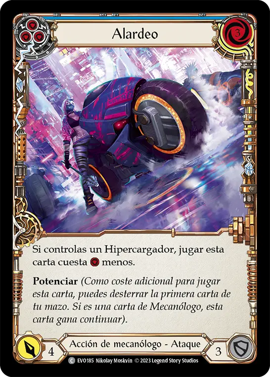 Card: Rev Up (blu)
