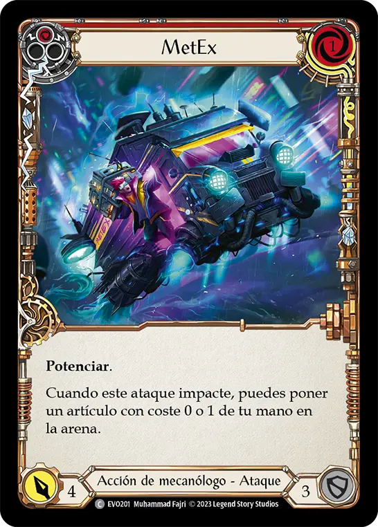 Card: MetEx (red)