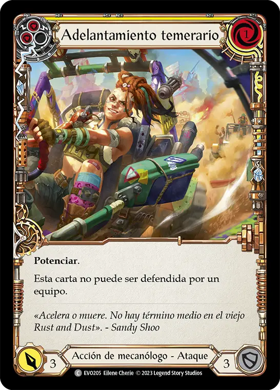 Card: Out Pace (yel)