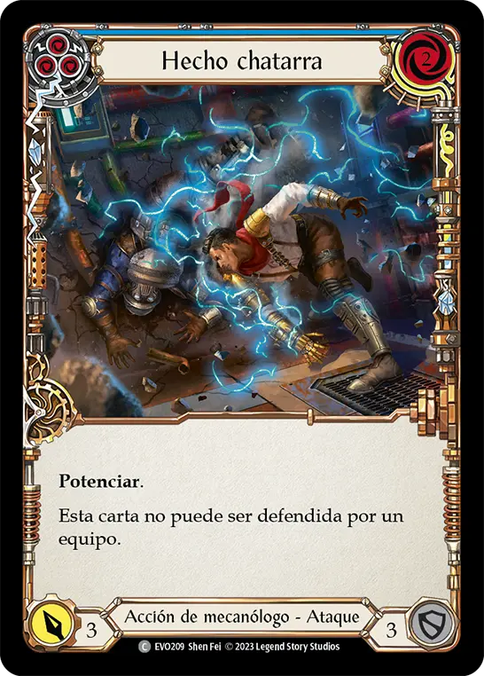 Card: Lay Waste (blu)