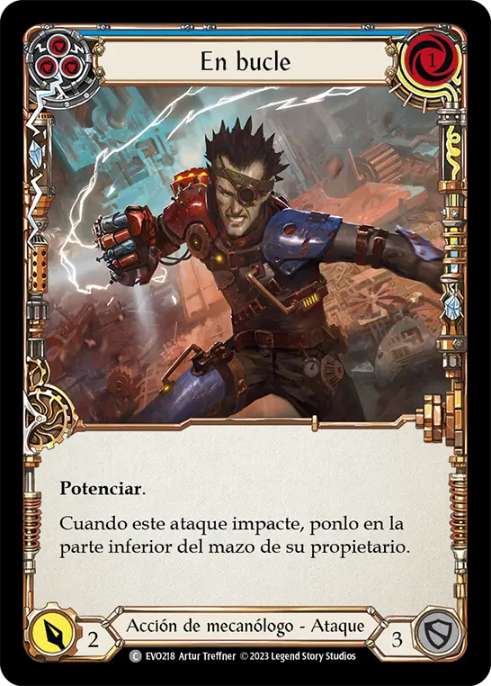 Card: Under Loop (blu)