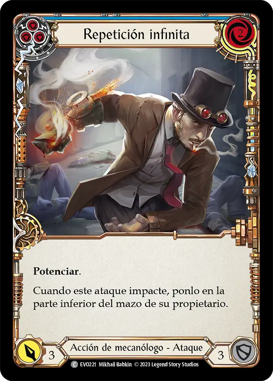 Card: Over Loop (blu)