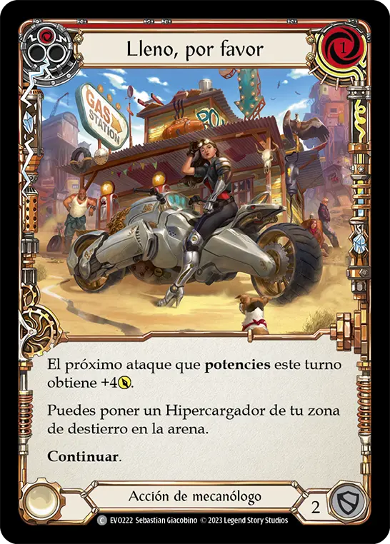 Card: Gas Up (red)