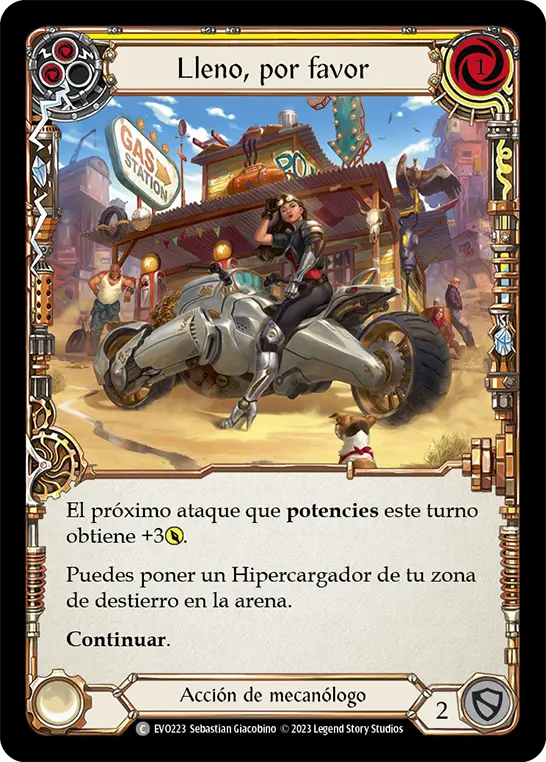 Card: Gas Up (yel)