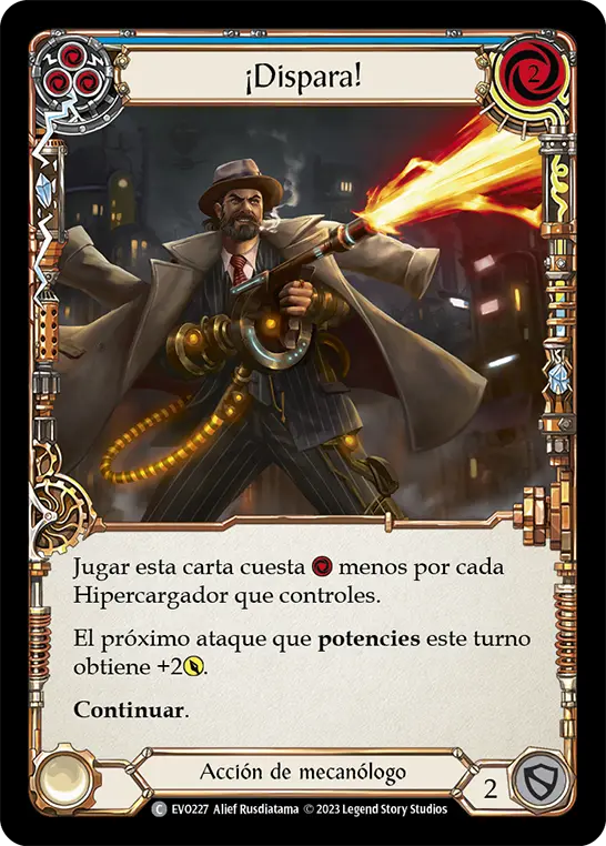Card: Quickfire (blu)