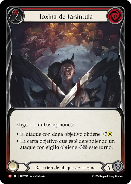 Card: Tarantula Toxin (red)