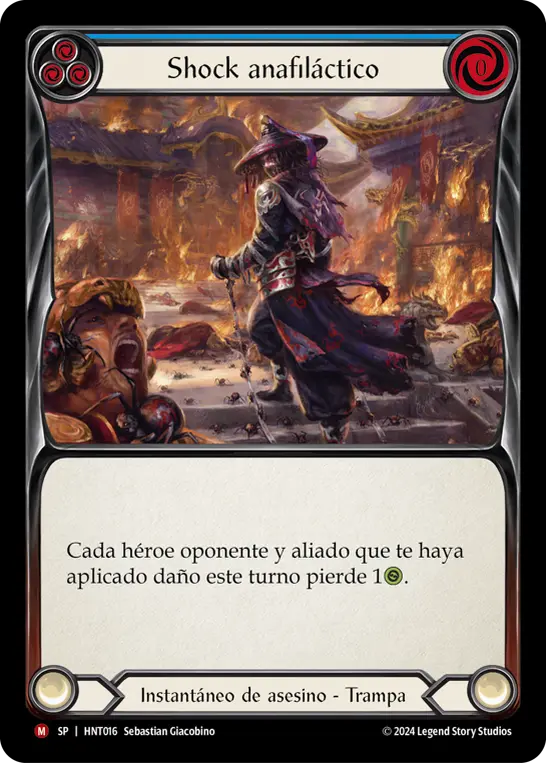Card: Anaphylactic Shock (blu)