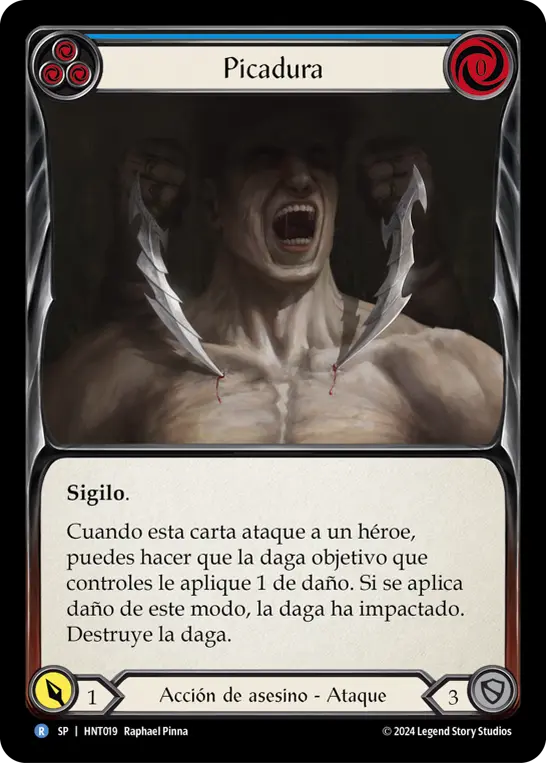 Card: Bite (blu)
