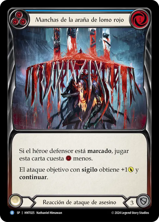 Card: Stains of the Redback (blu)