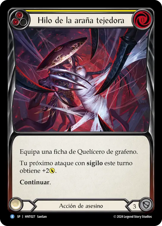 Card: Orb-Weaver Spinneret (yel)