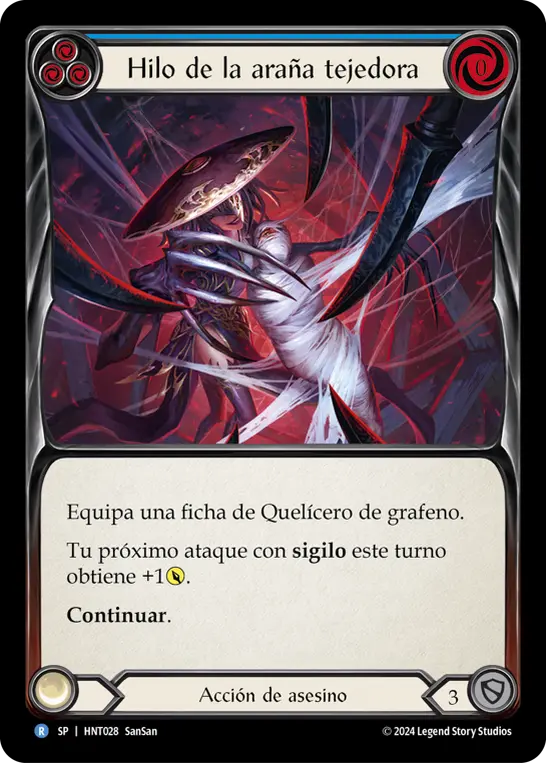 Card: Orb-Weaver Spinneret (blu)
