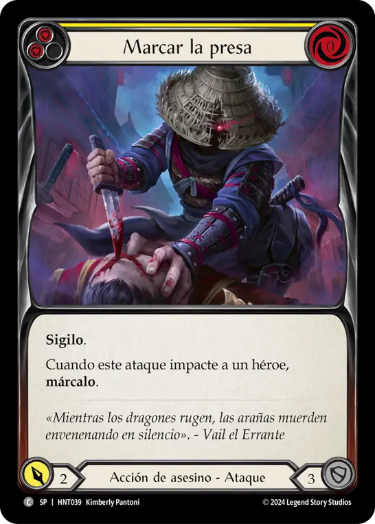 Card: Mark the Prey (yel)