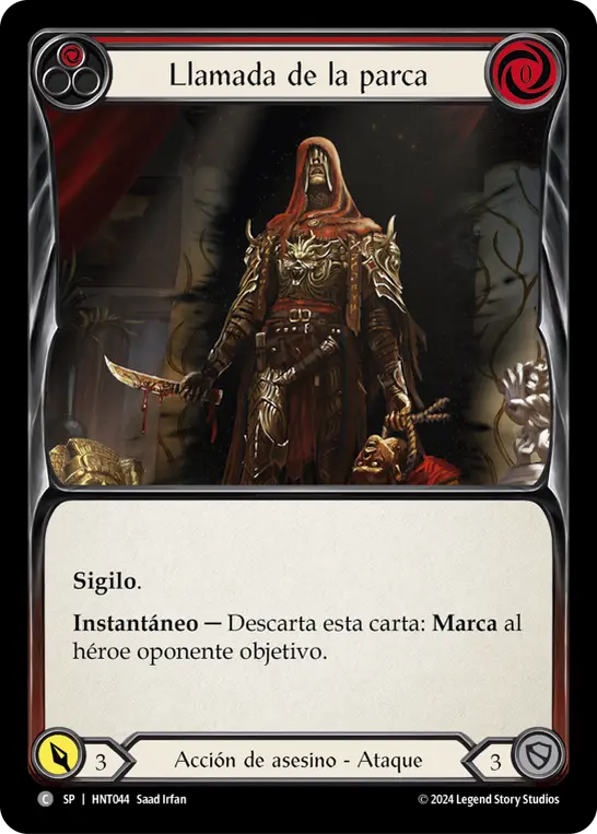 Card: Reaper's Call (red)