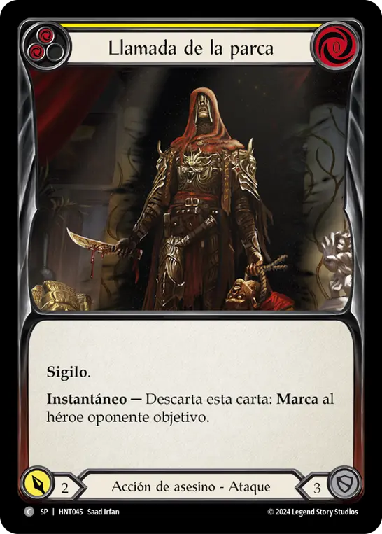 Card: Reaper's Call (yel)