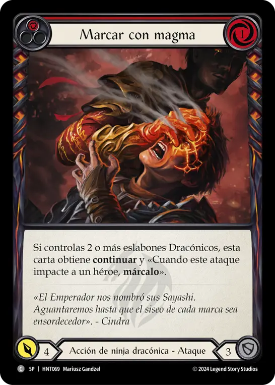 Card: Mark with Magma (red)