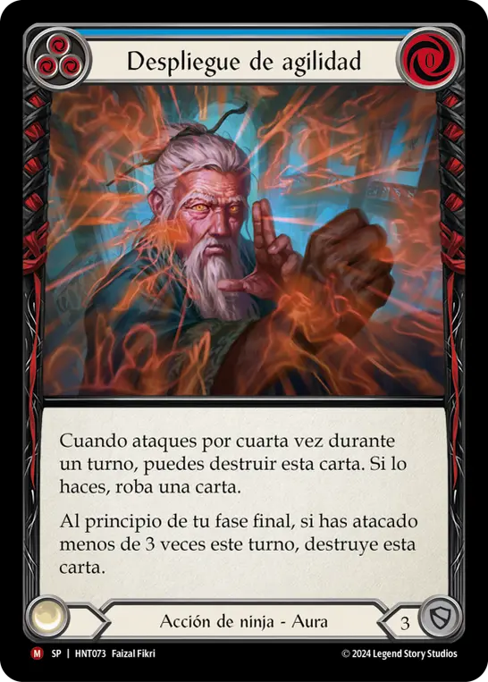 Card: Prowess of Agility (blu)