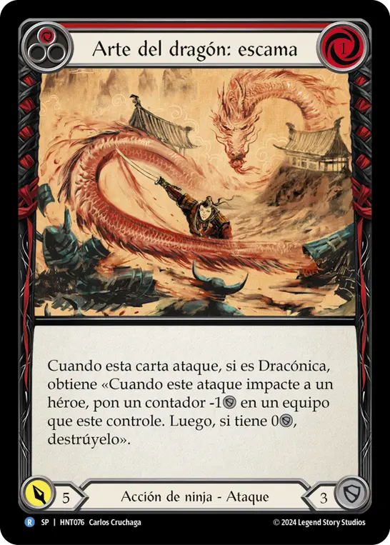 Card: Art of the Dragon: Scale (red)