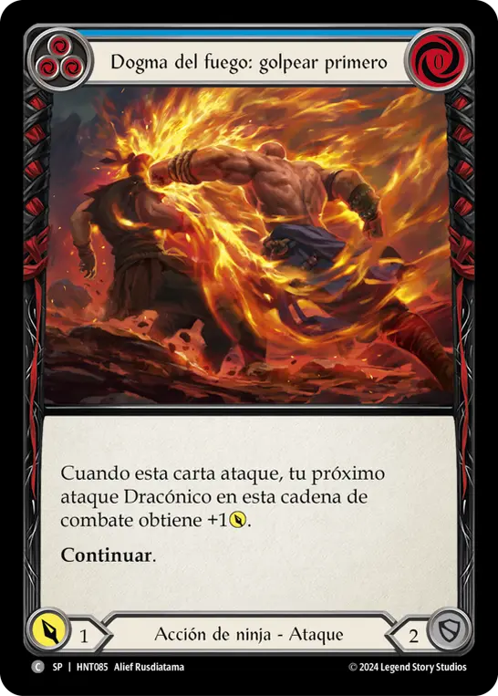 Card: Fire Tenet: Strike First (blu)