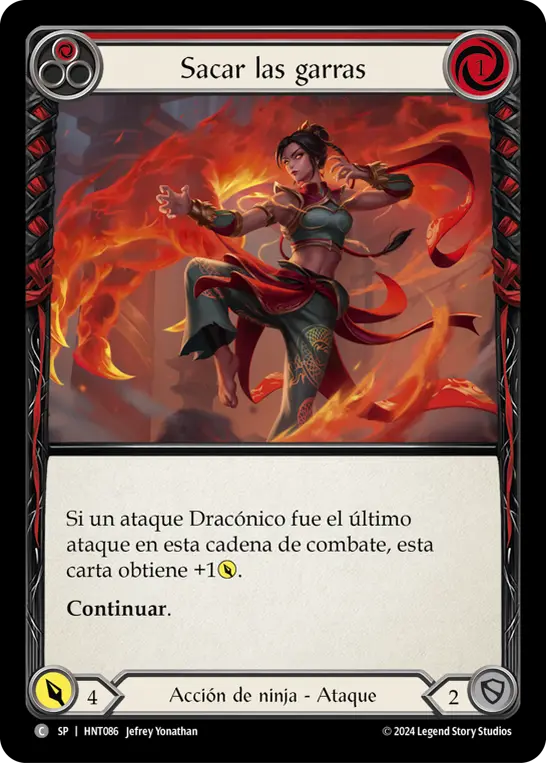 Card: Grow Claws (red)