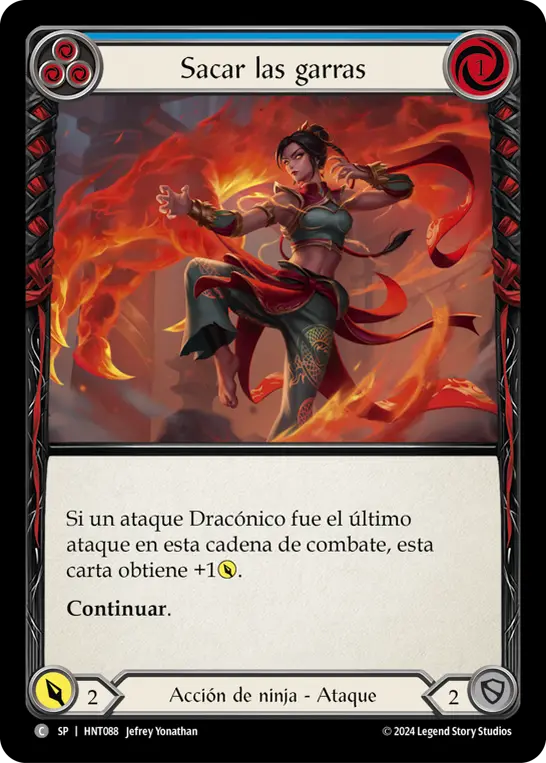 Card: Grow Claws (blu)
