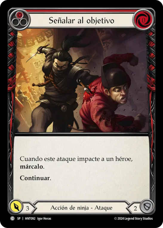 Card: Tag the Target (red)