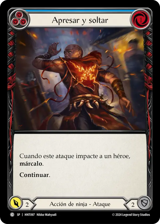 Card: Trap and Release (blu)
