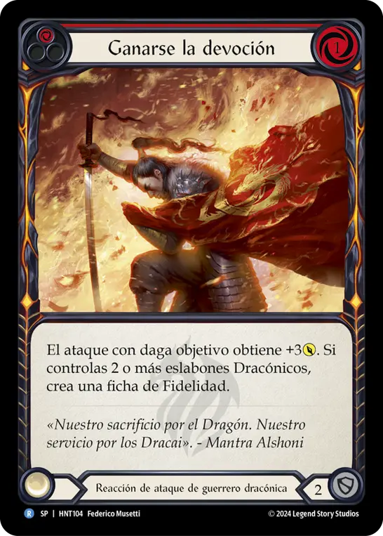 Card: Endear Devotion (red)