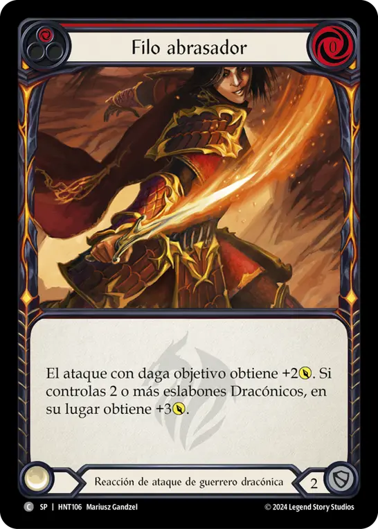 Card: Blistering Blade (red)