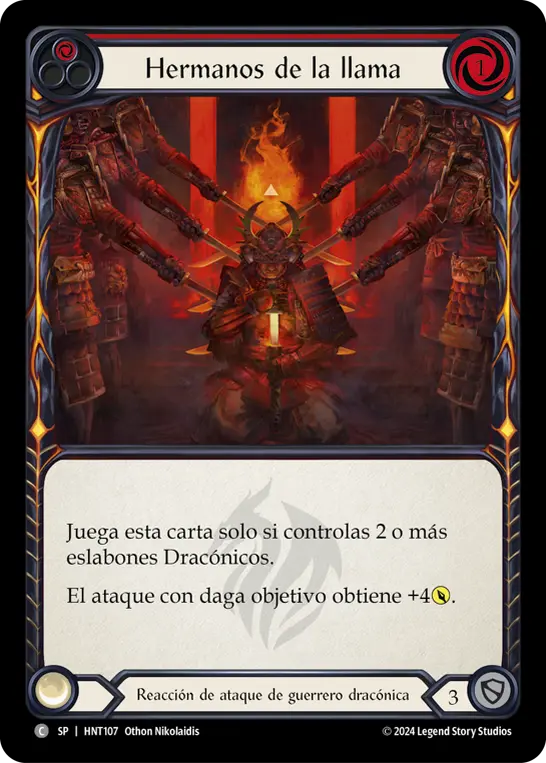Card: Brothers of Flame (red)