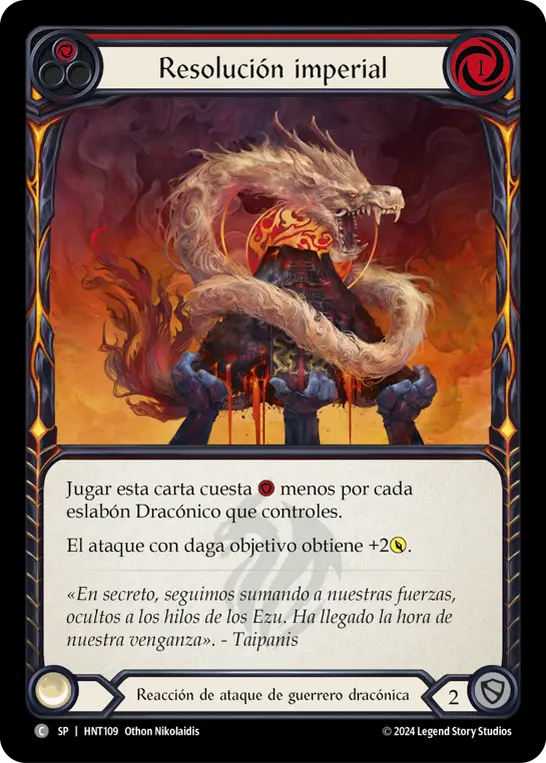 Card: Imperial Intent (red)