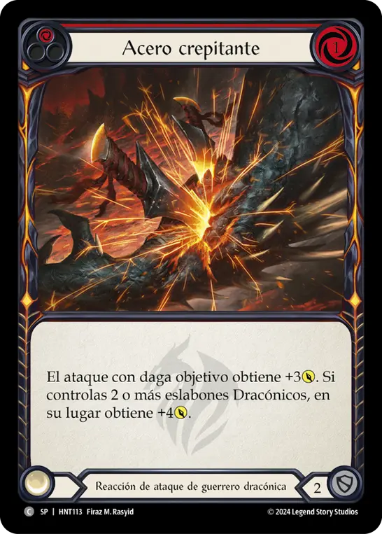 Card: Sizzling Steel (red)