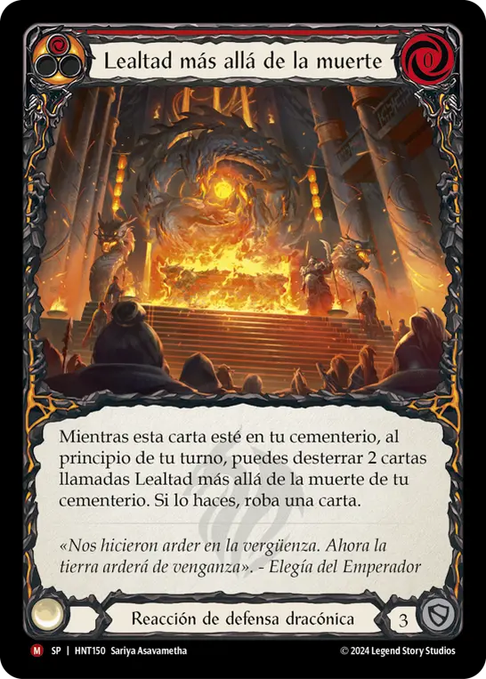 Card: Loyalty Beyond the Grave (red)