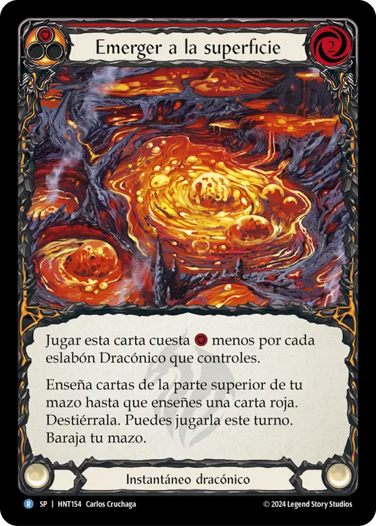 Card: Bubble to the Surface (red)