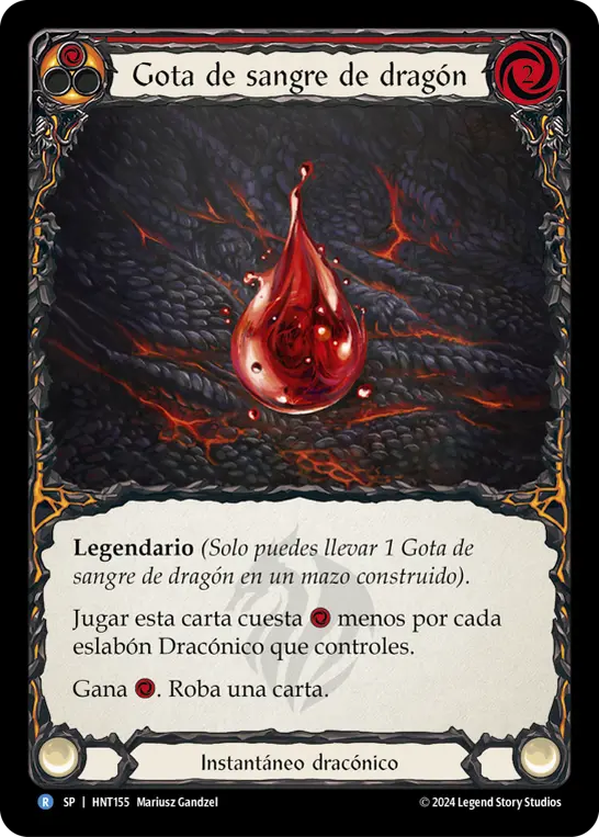 Card: Drop of Dragon Blood (red)