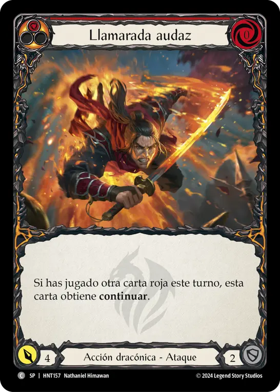 Card: Blaze Headlong (red)