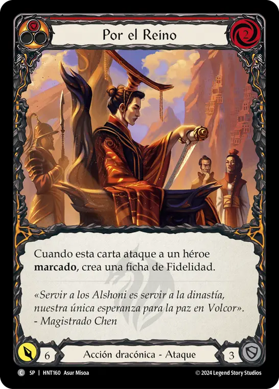 Card: For the Realm (red)