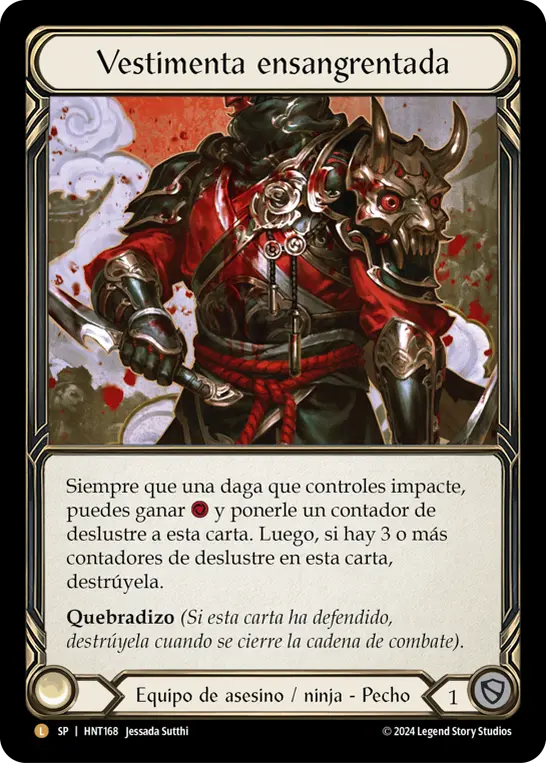 Card: Blood Splattered Vest