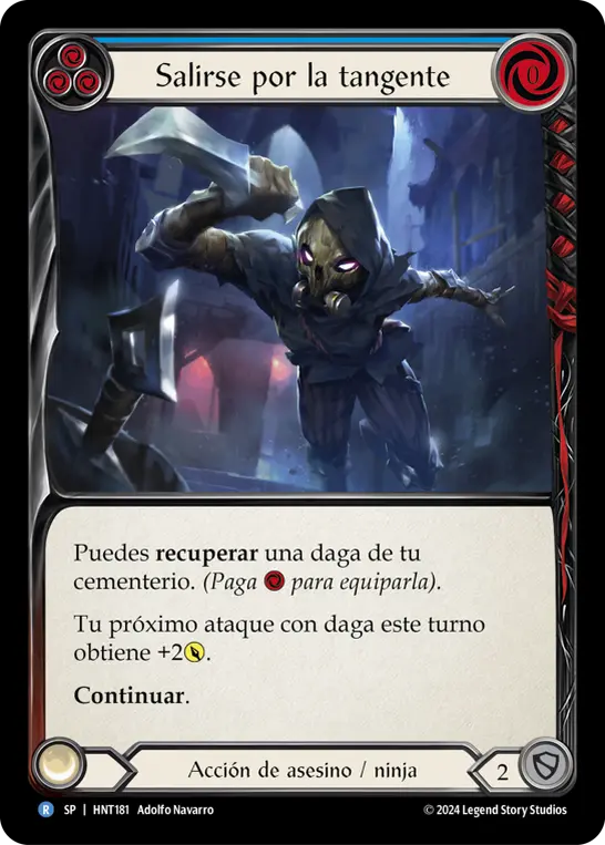 Card: Up Sticks and Run (blu)
